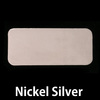 Nickel Silver Rectangle Component, 20g Nickel Silver Rectangle Component, 20g