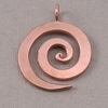 Bronze Large Spiral Pendant 1 1/8" (28.5mm) Bronze Large Spiral Pendant 1 1/8" (28.5mm)