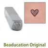 Tall Lined Heart Design Stamp- Beaducation Original Tall Lined Heart Design Stamp- Beaducation Original