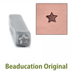 Lined Star Design Stamp 3mm- Beaducation Original Lined Star Design Stamp 3mm- Beaducation Original