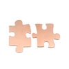 Copper Paired Puzzle Pieces, 24g Copper Paired Puzzle Pieces, 24g