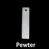 Pewter Rectangle Pendant, 15g Pewter Rectangle Pendant, 15g