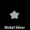 Nickel Silver Rounded Star, 24g Nickel Silver Rounded Star, 24g
