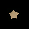 Gold Filled Rounded Star, 24g Gold Filled Rounded Star, 24g