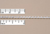 Crystal Cup Chain, Silver Plated, 2mm round, Crystal Crystal Cup Chain, Silver Plated, 2mm round, Crystal