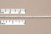 Crystal Cup Chain, Silver Plated, 2mm round, Crystal AB Crystal Cup Chain, Silver Plated, 2mm round, Crystal AB