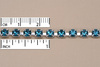 Crystal Cup Chain, Silver Plated, 4mm round, Indicolite Crystal Cup Chain, Silver Plated, 4mm round, Indicolite