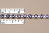 Crystal Cup Chain, Silver Plated, 4mm round, Tanzanite Crystal Cup Chain, Silver Plated, 4mm round, Tanzanite