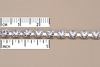 Crystal Cup Chain, Silver Plated, 4mm round, Crystal Crystal Cup Chain, Silver Plated, 4mm round, Crystal