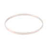 Silver Plated Flat Bangle Bracelet, 1/8" Silver Plated Flat Bangle Bracelet, 1/8"