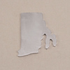 Aluminum Rhode Island State Blank, 18g Aluminum Rhode Island State Blank, 18g