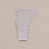 Aluminum Vermont State Blank, 18g Aluminum Vermont State Blank, 18g