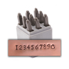 Newsprint Number Set for Stainless Steel 1/8" (3mm) Newsprint Number Set for Stainless Steel 1/8" (3mm)