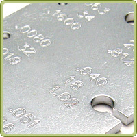 MORE INFO: About Metal Gauges MORE INFO: About Metal Gauges