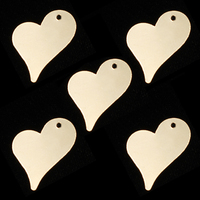 Gold Filled Stylized Heart Tags, 28g Gold Filled Stylized Heart Tags, 28g