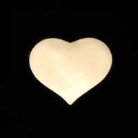 Gold Filled Medium Puffy Heart, 24g Gold Filled Medium Puffy Heart, 24g