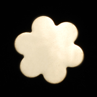 Gold Filled Large 6 Petal Flower, 24g Gold Filled Large 6 Petal Flower, 24g