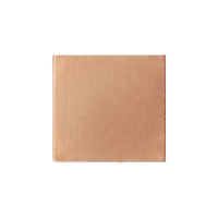 Copper 3/4" (18.5mm) Square, 24g Copper 3/4" (18.5mm) Square, 24g