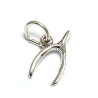 Sterling Silver Wishbone Charm Sterling Silver Wishbone Charm