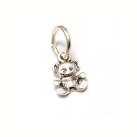 Sterling Silver Tiny Teddy Bear Charm Sterling Silver Tiny Teddy Bear Charm