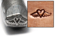 Heart with Wings Design Stamp Heart with Wings Design Stamp