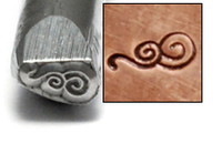 Spiral Wave Design Stamp Spiral Wave Design Stamp