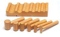 U Channel Hardwood Block with Hammer Punches U Channel Hardwood Block with Hammer Punches