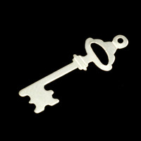 Sterling Silver Small Key, 24g Sterling Silver Small Key, 24g