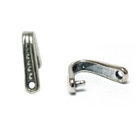 Sterling Silver Pinch Bail with Dots Sterling Silver Pinch Bail with Dots
