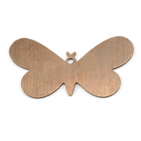 Antiqued Brass Butterfly with Hole, 24g Antiqued Brass Butterfly with Hole, 24g