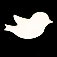 Sterling Silver Winged Bird Blank, 24g Sterling Silver Winged Bird Blank, 24g