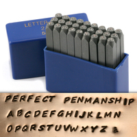 Perfect Penmanship Uppercase Letter Stamp Set 5/64" (2mm) Perfect Penmanship Uppercase Letter Stamp Set 5/64" (2mm)