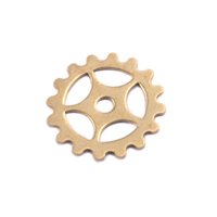 Brass Small Spoked Cog, 24g Brass Small Spoked Cog, 24g