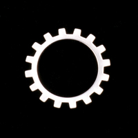 Sterling Silver Medium Open Cog, 24g Sterling Silver Medium Open Cog, 24g