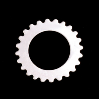 Sterling Silver Large Open Cog, 24g Sterling Silver Large Open Cog, 24g