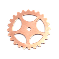 Copper Large Spoked Cog, 24g Copper Large Spoked Cog, 24g