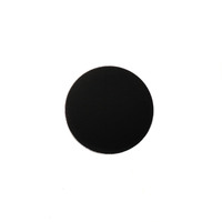 Anodized Aluminum 1/2" Circle, Black, 24g Anodized Aluminum 1/2" Circle, Black, 24g