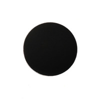 Anodized Aluminum 3/4" Circle, Black, 24g Anodized Aluminum 3/4" Circle, Black, 24g