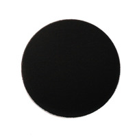 Anodized Aluminum 1" Circle, Black, 24g Anodized Aluminum 1" Circle, Black, 24g