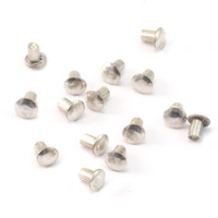 Sterling Silver Tubular 1/16" Rivets, 3/32" Long Sterling Silver Tubular 1/16" Rivets, 3/32" Long