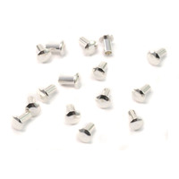 Sterling Silver Tubular 1/16" Rivets, 1/8" Long Sterling Silver Tubular 1/16" Rivets, 1/8" Long