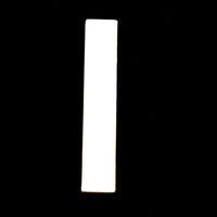 Sterling Silver Long Rectangle, 24g Sterling Silver Long Rectangle, 24g