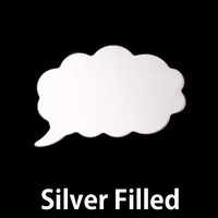 Silver Filled Thought Bubble, 24g Silver Filled Thought Bubble, 24g