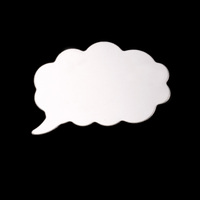 Sterling Silver Thought Bubble, 24g Sterling Silver Thought Bubble, 24g