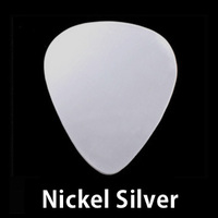Nickel Silver "Guitar Pick" Blank, 24g Nickel Silver "Guitar Pick" Blank, 24g
