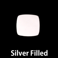 Silver Filled Small Rounded Square, 24g Silver Filled Small Rounded Square, 24g
