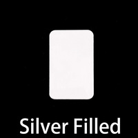 Silver Filled Large Rectangle, 24g Silver Filled Large Rectangle, 24g