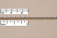 Sterling Silver Ball Chain 3.2mm, by the Inch Sterling Silver Ball Chain 3.2mm, by the Inch