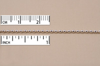 Sterling Silver Ball Chain 1.8mm, by the Inch Sterling Silver Ball Chain 1.8mm, by the Inch