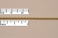 Yellow Brass Ball Chain, by the Inch Yellow Brass Ball Chain, by the Inch